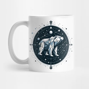 Galactic Ursus: Space Bear Constellation Mug